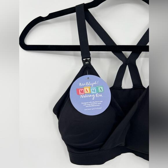 🆕 NWT SPANX Bra-llelujah Mama Nursing Bra Maternity Very Black Clip Down Cup XS - Picture 11 of 16